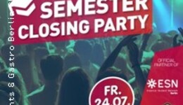 The Official Semester Closing Party